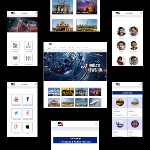 Hyderabad News website developer, Home